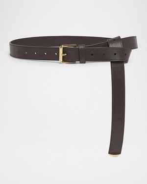 Givenchy Voyou Metal Buckle Leather Belt - Multicolor