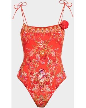 CAMILLA One-Piece Swimsuit - Red