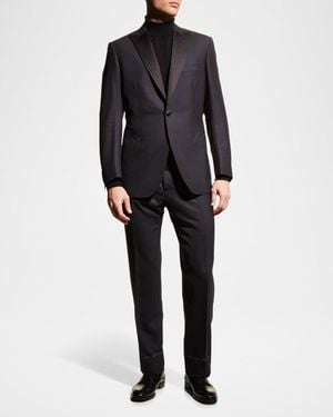Brioni Apos;S Policleto Smoking Tuxedo - Black