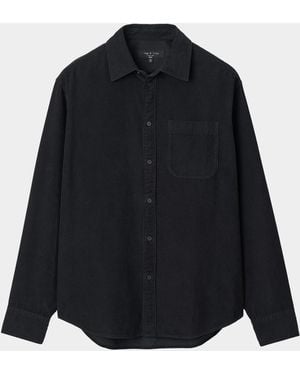 Rag & Bone Apos;S Relaxed Corduroy Overshirt - Black