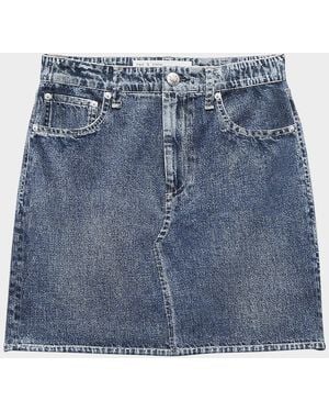 Rag & Bone Miramar Miniskirt - Blue