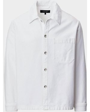 Rag & Bone Apos;S Astor Cotton Overshirt - White