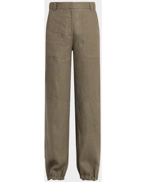 JBQ Bennett Linen Pants - Natural