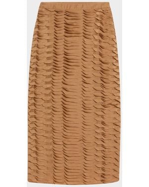 Twp Sylkie Scales Midi Skirt - Brown