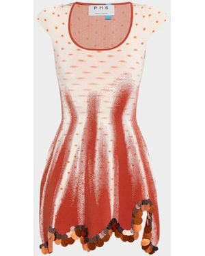 Ph5 Tina Embellished Mini Dress - Red