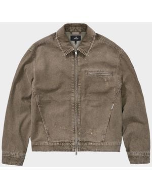 Represent Apos;S Legacy Cotton Denim Jacket - Brown