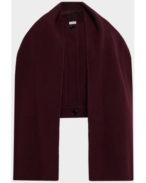 Burberry Oldbrook Single-Breasted Scarf Jacket - Red