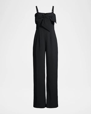 Lilly Pulitzer Kavia Bow Jumpsuit - Black