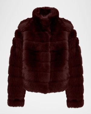 Gorski Reversible Merinillo Lamb Shearling Jacket - Red