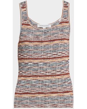 Veronica Beard Sandra Knit Tank Top - Gray