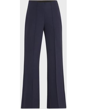Kobi Halperin Lucy Pintuck Flare-Leg Pants - Blue