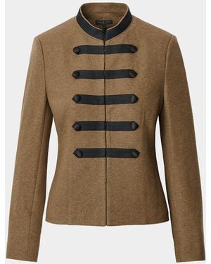 Rag & Bone Mercer Regalia Wool Blazer - Green