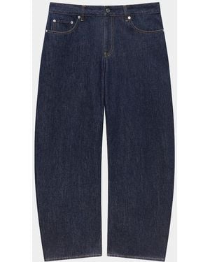 Helmut Lang Apos;S Saddle Dark Wash Jeans - Blue