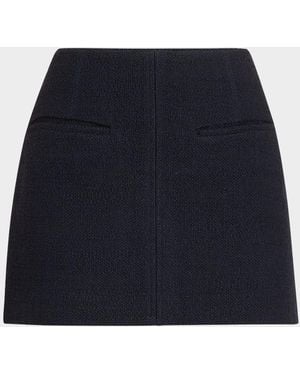 A.L.C. Cowan Tweed Mini Skirt - Blue
