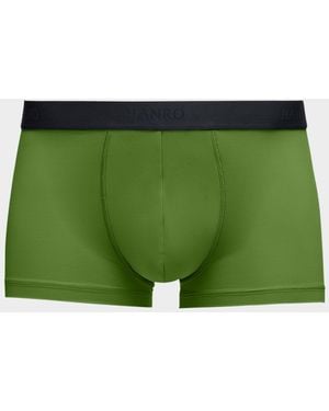 Hanro Micro Touch Boxer Brief - Green