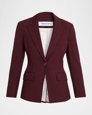 Veronica Beard Isaac Dickey Jacket - Purple