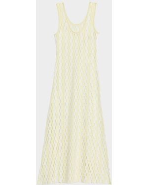 Zankov Sherry Mesh Scoopneck Maxi Dress - White