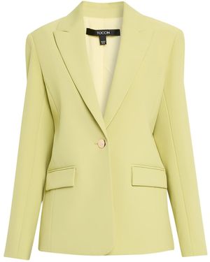 Toccin Willa Boyfriend Blazer - Yellow