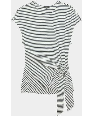 Rails Gabbie Striped Cotton Short-Sleeve Top - Multicolor