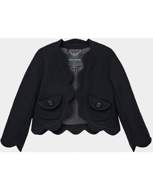 Marc Jacobs Scalloped Daisy Lady Jacket - Blue