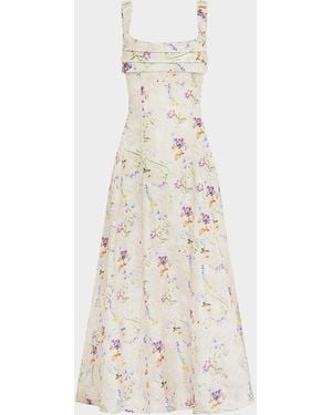 Aqua Blu Australia Adele Maxi Dress - Natural