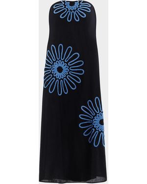 Significant Other Tara Strapless Maxi Dress - Blue