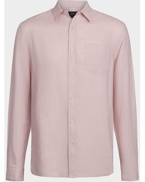 Vince Linen Sport Shirt - Pink