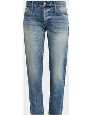 Moussy Waverly Remake Baggy Jeans - Blue