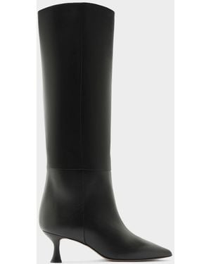 Alexandre Birman 60Mm Chloe Leather Knee-High Boots - Black