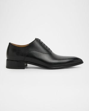 Christian Louboutin Pelvis Leather Oxford Shoes - Black