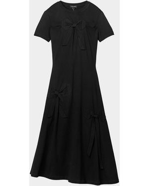 Marc Jacobs Bow Midi Dress - Black