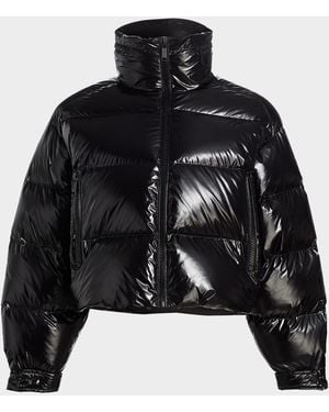 MICHAEL Michael Kors Short Down Puffer Jacket - Black