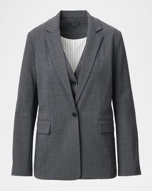 Rag & Bone Jennifer 2-In-1 Blazer - Gray