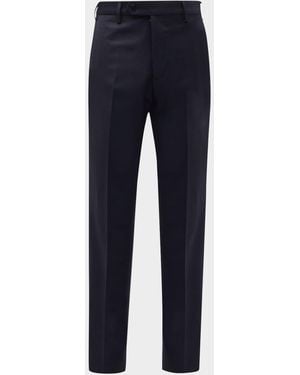 Zanella Apos;S Devon Wool Serge Pants - Gray