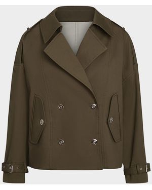Twp Bogie Short Trench Coat - Green