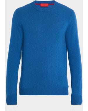 Isaia Classic-Fit Cashmere Crewneck Sweater - Blue