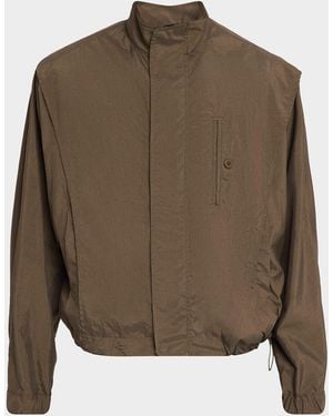 IM MEN Apos;S Fishing Net Nylon Jacket - Green