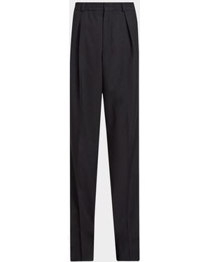 Balmain Apos;S Pleated Regular-Fit Wool Pants - Multicolor