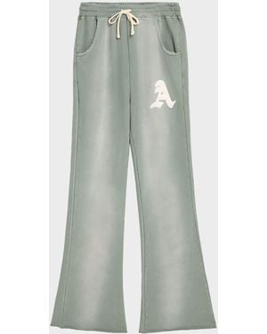 Alchemist Apos;S Cotton Monogram Flare Leg Sweatpants - Multicolor