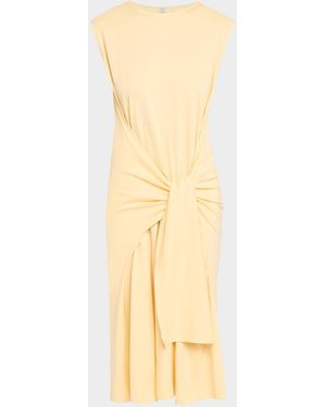 TOTEME Tie-Waist Jersey Dress - Multicolor