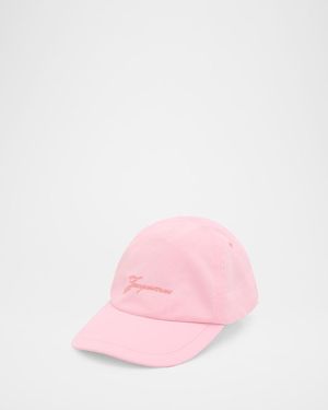 Jacquemus The Baluchon Baseball Cap - Pink