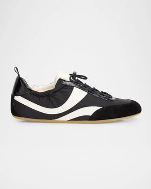 Stuart Weitzman Vander Low-Top Ballet Sneakers - Black