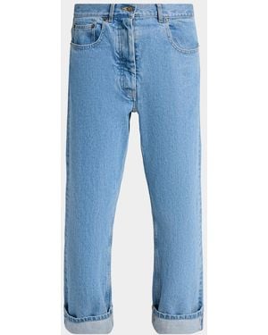Thom Browne Washed Classic 5-Pocket Selvedge Jeans - Blue