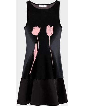 Ph5 Senna Needle Punch Dress - Black