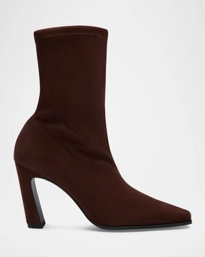 Stuart Weitzman Stassi 85Mm Stretch Booties - Brown
