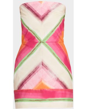 JBQ Sofia Strapless Mini Dress - Pink