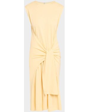 TOTEME Tie-Waist Jersey Dress - Multicolor
