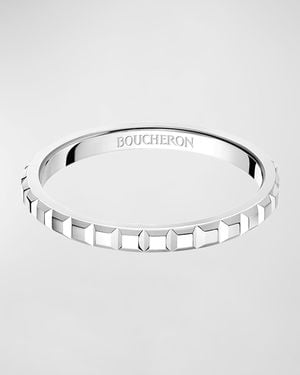 Boucheron Quatre Clou De Paris Wedding Band - Metallic