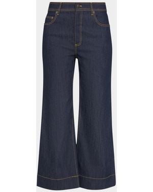 Cinq À Sept Joey High-Rise Flare Jeans - Blue