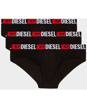 DIESEL Apos;S Umbr-Andre 3-Pack Briefs - Black